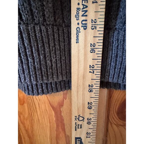 Duluth Trading Co. Gray shawl collar cotton/wool blend L Grandpacore - Picture 6 of 6